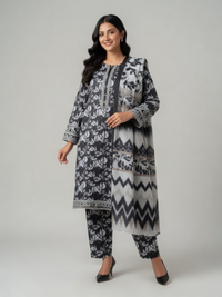 Mahzarish Zephyra – Lawn 3-Piece