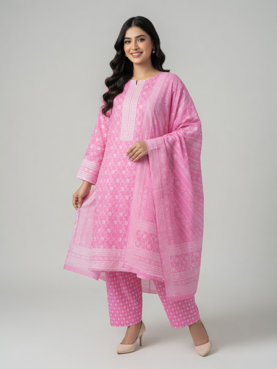 Mahzarish Lira – Printed Lawn 3-Piece