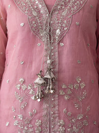 Noor – 2-Piece Embroidered Organza Suit