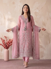 Noor – 2-Piece Embroidered Organza Suit
