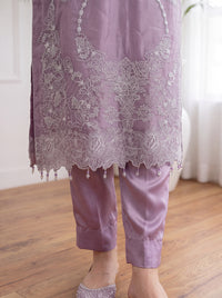 Ayla – 4-Piece Embroidered Organza Suit