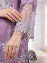 Ayla – 4-Piece Embroidered Organza Suit
