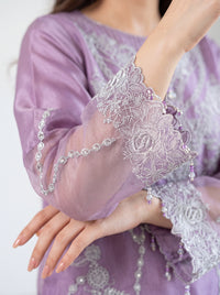 Ayla – 4-Piece Embroidered Organza Suit