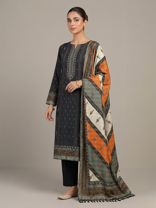 Mahzarish Zareh – Printed Lawn 3-Piece
