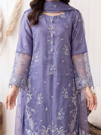 Elara – 2-Piece Embroidered Organza Suit