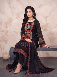 Zarish – 4-Piece Embroidered Chiffon Suit