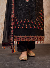 Zarish – 4-Piece Embroidered Chiffon Suit