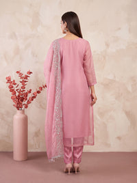 Noor – 2-Piece Embroidered Organza Suit