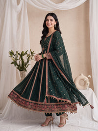 Zareen – 4-Piece Embroidered Chiffon Suit