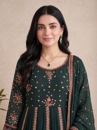 Zareen – 4-Piece Embroidered Chiffon Suit